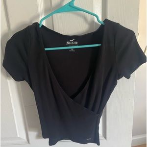 Hollister wrap around baby tee